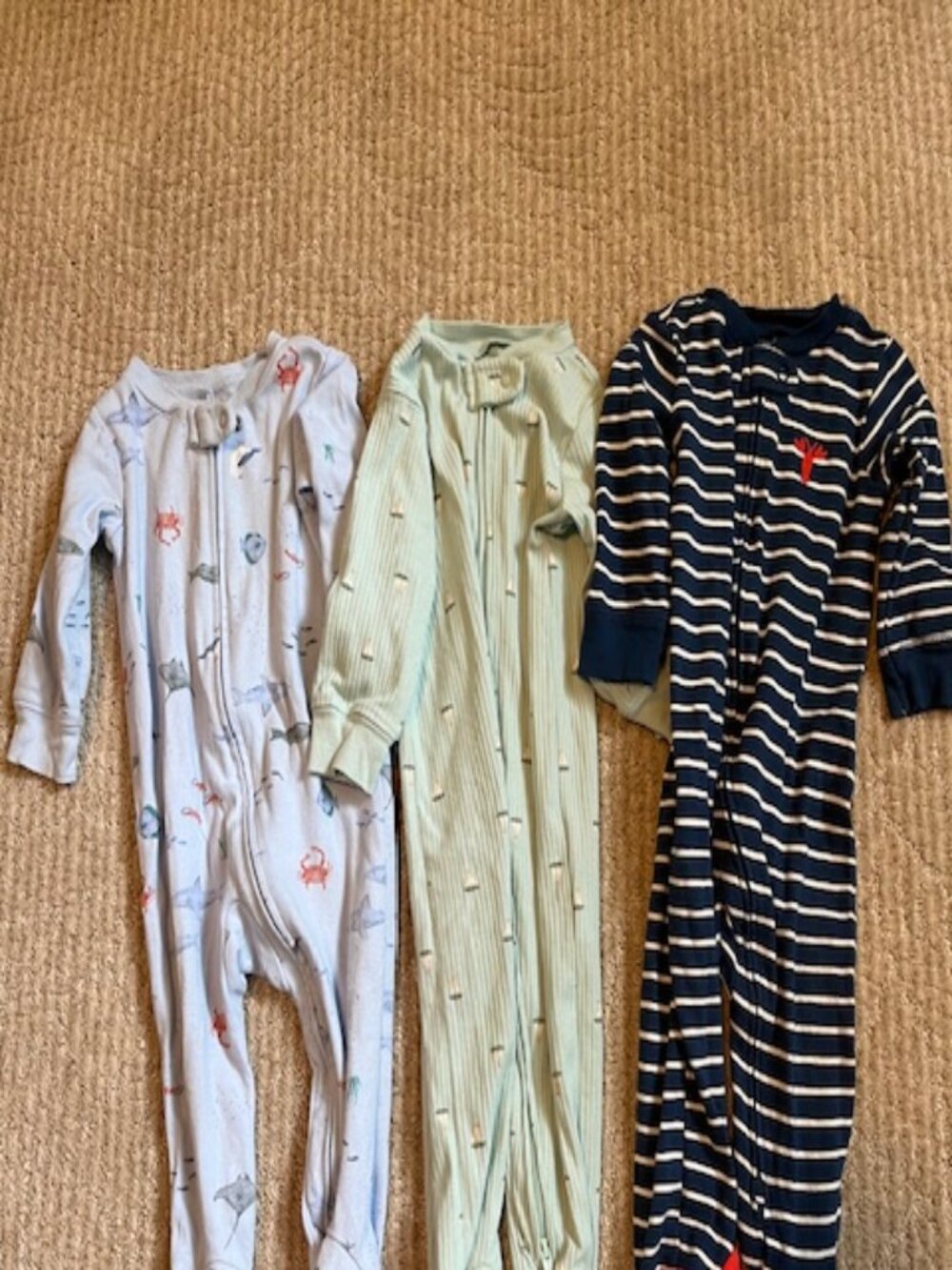 Nautical Carters Onesies